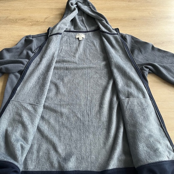 Hang Ten Men's Full Zip Striped Sweater Lined Sz XL - Picture 8 of 10